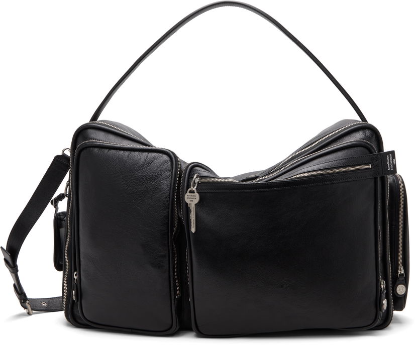 Чанта за пътуване Acne Studios Camero Leather Multi-Compartment Hotel Bag Черно | C10247-