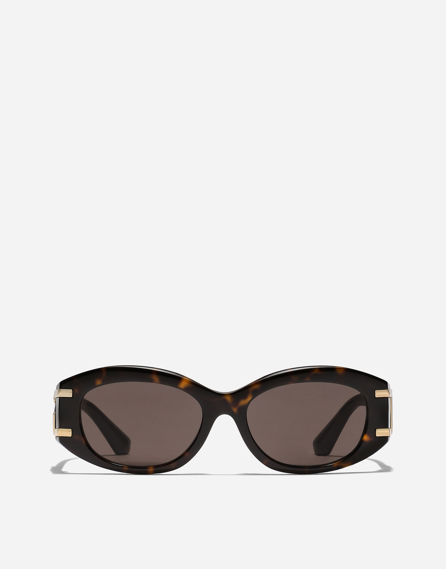 Слънчеви очила Dolce & Gabbana Dolce & Gabbana DG Griffe Oval Sunglasses Кафяво | VG4502VP2739V000, 0