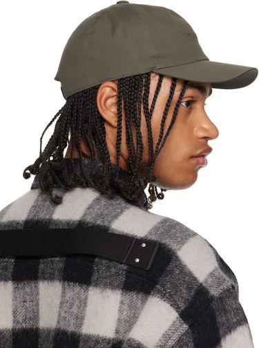 Шапка с козирка Rick Owens Concordians Owenscorp Embroidered Cap Зелено | RA02E0700 TEEM7, 2