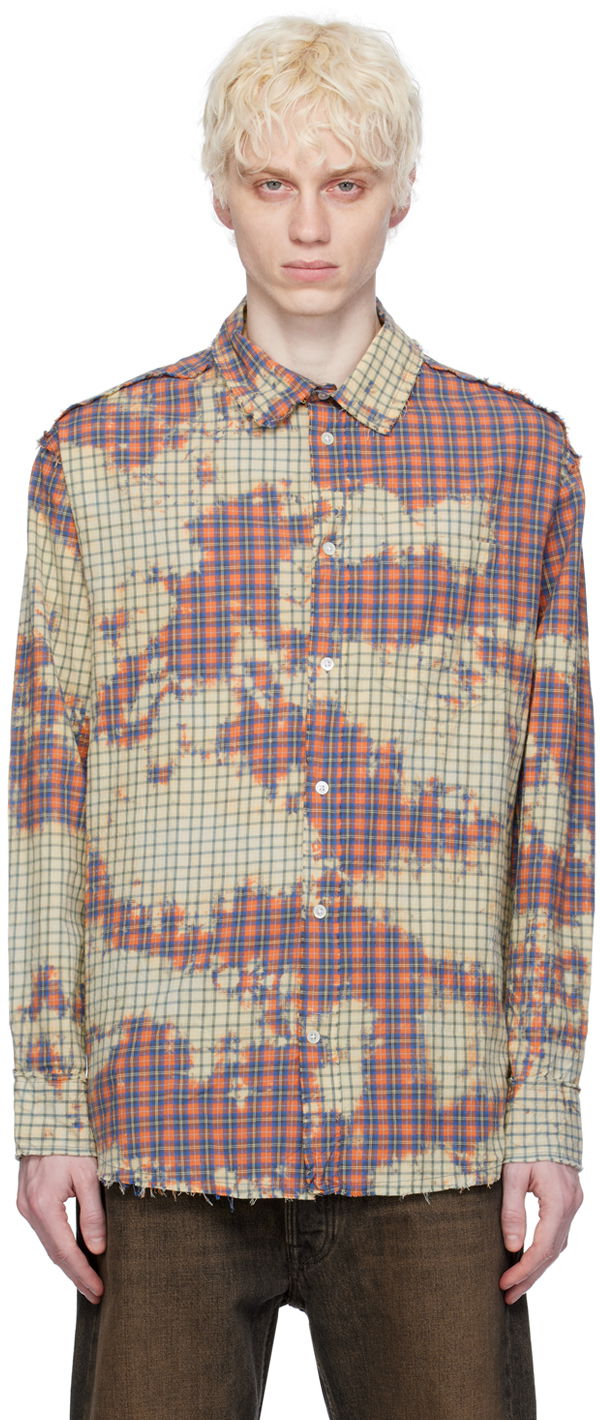 Риза WOOD WOOD Nico Plaid Shirt Синьо | 12345305-1108