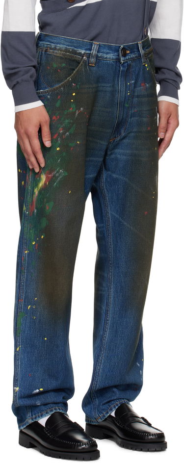 Дънки Vivienne Westwood Vivienne Westwood Ranch Paint Splatter Jeans Синьо | 3902000N-W0161-, 1