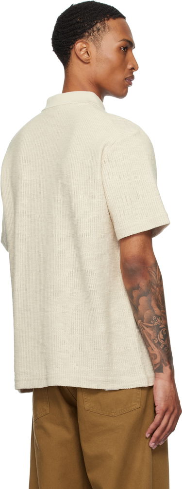 Риза NORSE PROJECTS Norse Projects Gustav Crochet Jersey Shirt Бежово | N01-0683, 2