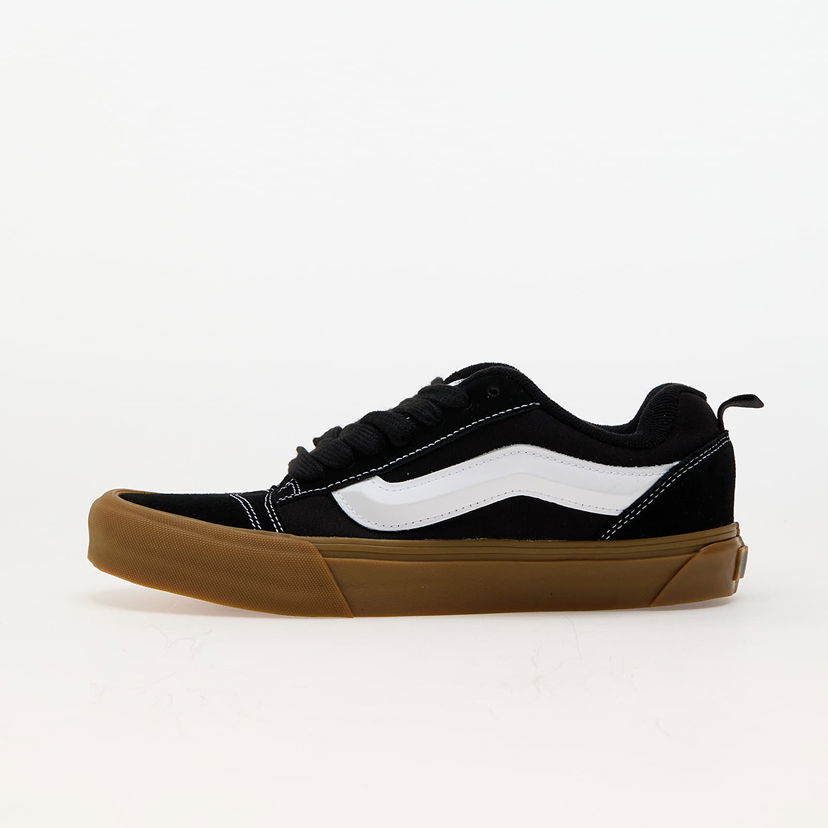 Скеитбординг Vans Knu Skool Black/ Gum Черно | VN0009QCB9M1