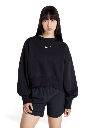 Суитчър Nike Phoenix FleeceOversized Crewneck Черно | DQ5761-010