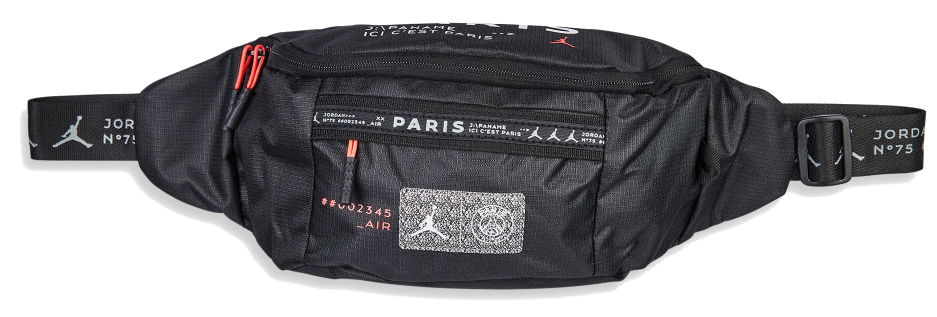 Чанта за кръста Jordan X PSG Waist Bag Черно | 9a0661-023, 0