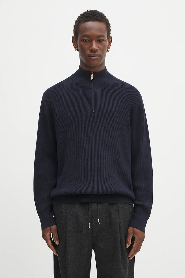Paul Smith Half Zip Knit Sweater