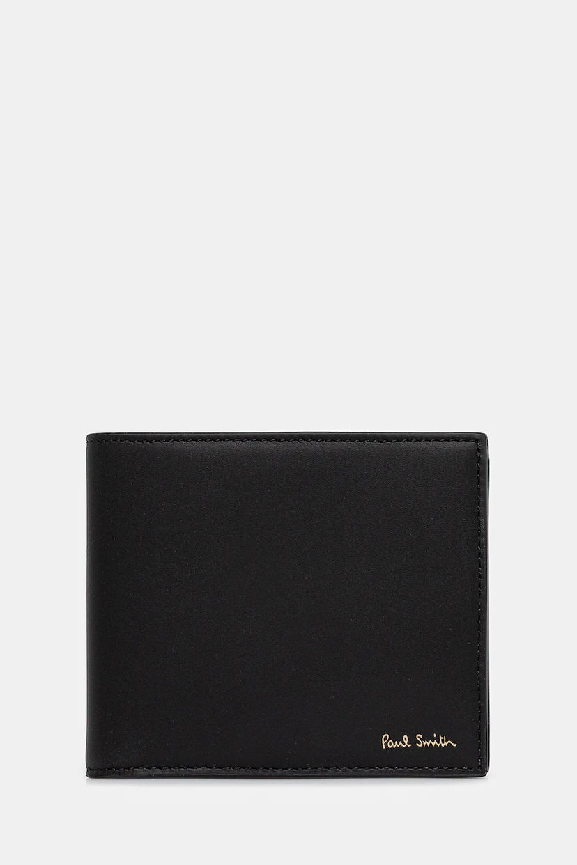 Портфейл Paul Smith Paul Smith Leather Bi-Fold Wallet Черно | M1A.4833.CMULTI
