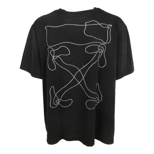 Тениска Off-White Off-White Abstract Arrows T-Shirt Черно | OMAA038F191850111001, 0