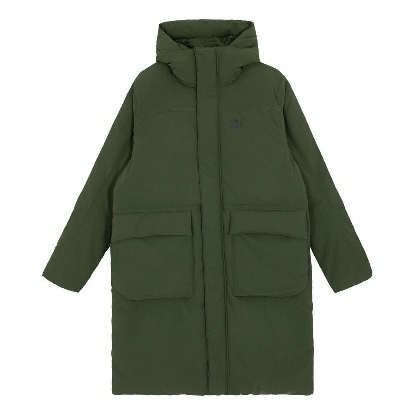 Пухо яке Puma Long Down Coat Зелено | 621684-31