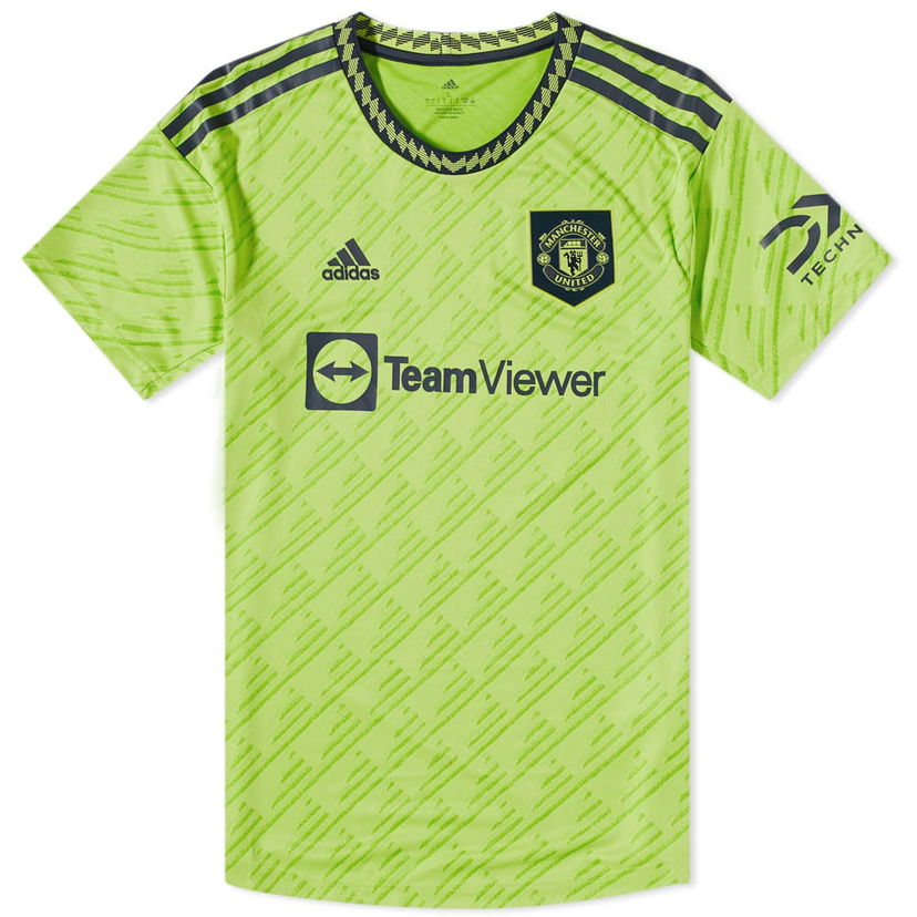 Фланелка adidas Originals Manchester United FC 3rd Authentic Jersey Зелено | HE2979