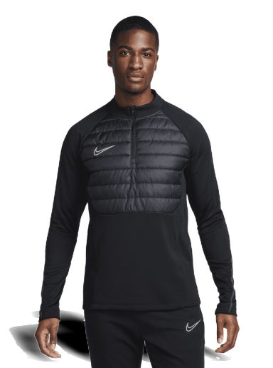 Суитчър Nike Academy Winter Warrior Therma-FIT 1/2-Zip Soccer Top Черно | FB6816-010