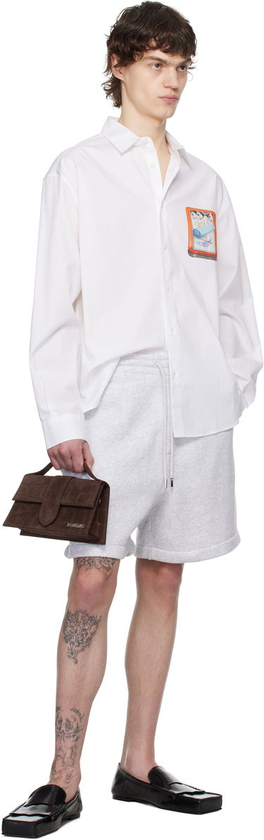 Къси панталони Jacquemus Jacquemus 'The Torneo' Sweatshorts Сиво | 25E255JS313-2465, 3