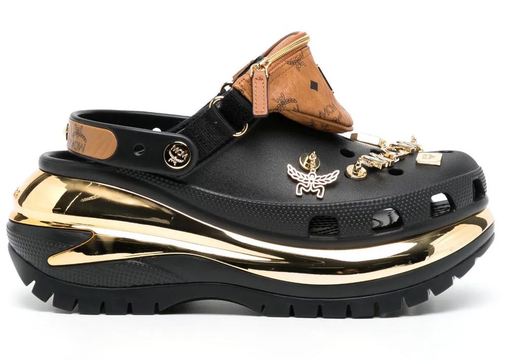 Кецове и обувки Crocs MCM x Mega Crush Clog "Belt Bag Bracelet Black" Черно | 209357-001, 0