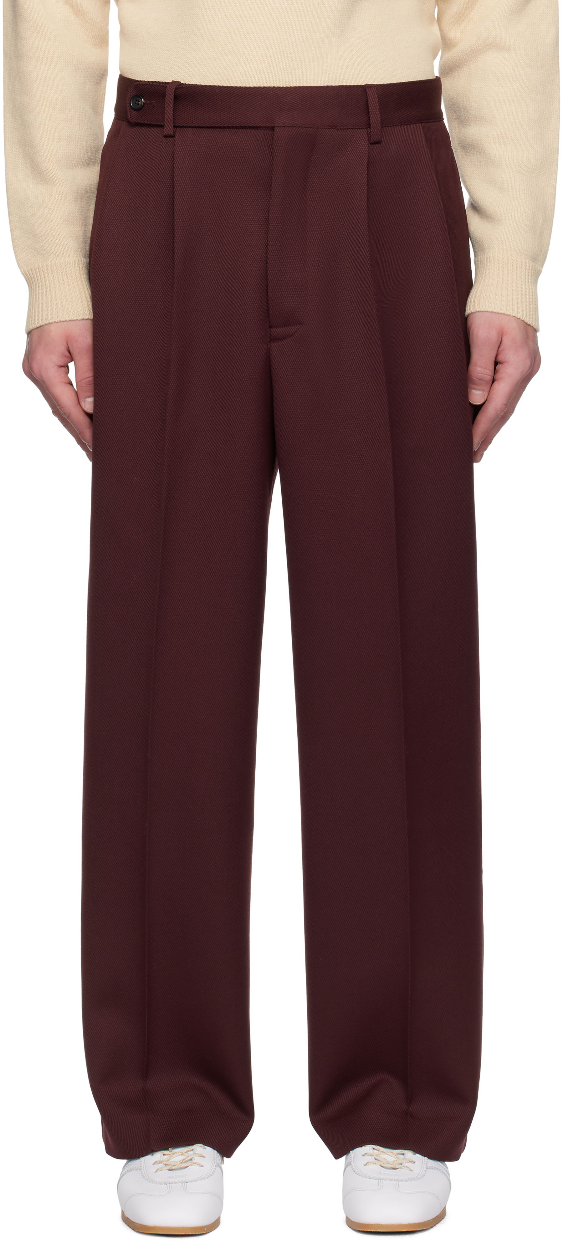 Twill Braided Trousers, 0