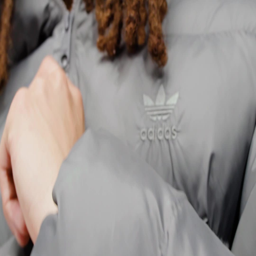 Пухо яке adidas Performance Tonal Hooded Puffer Jacket Сиво | IY3398, 1