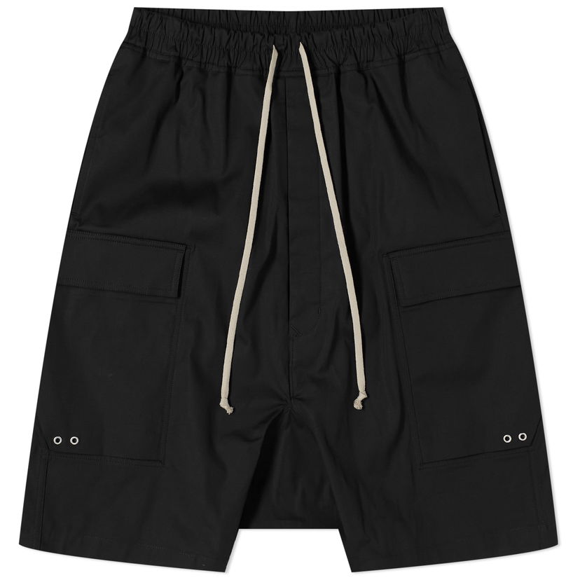 Къси панталони Rick Owens Cargo Pod Technical Shorts Черно | RU01D3389-TE-09