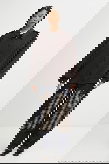 Яке бомбър Maison Margiela MM6 Maison Margiela Wool Jacket Transitional Oversize Кафяво | S62AN0169.M35635.002F, 6