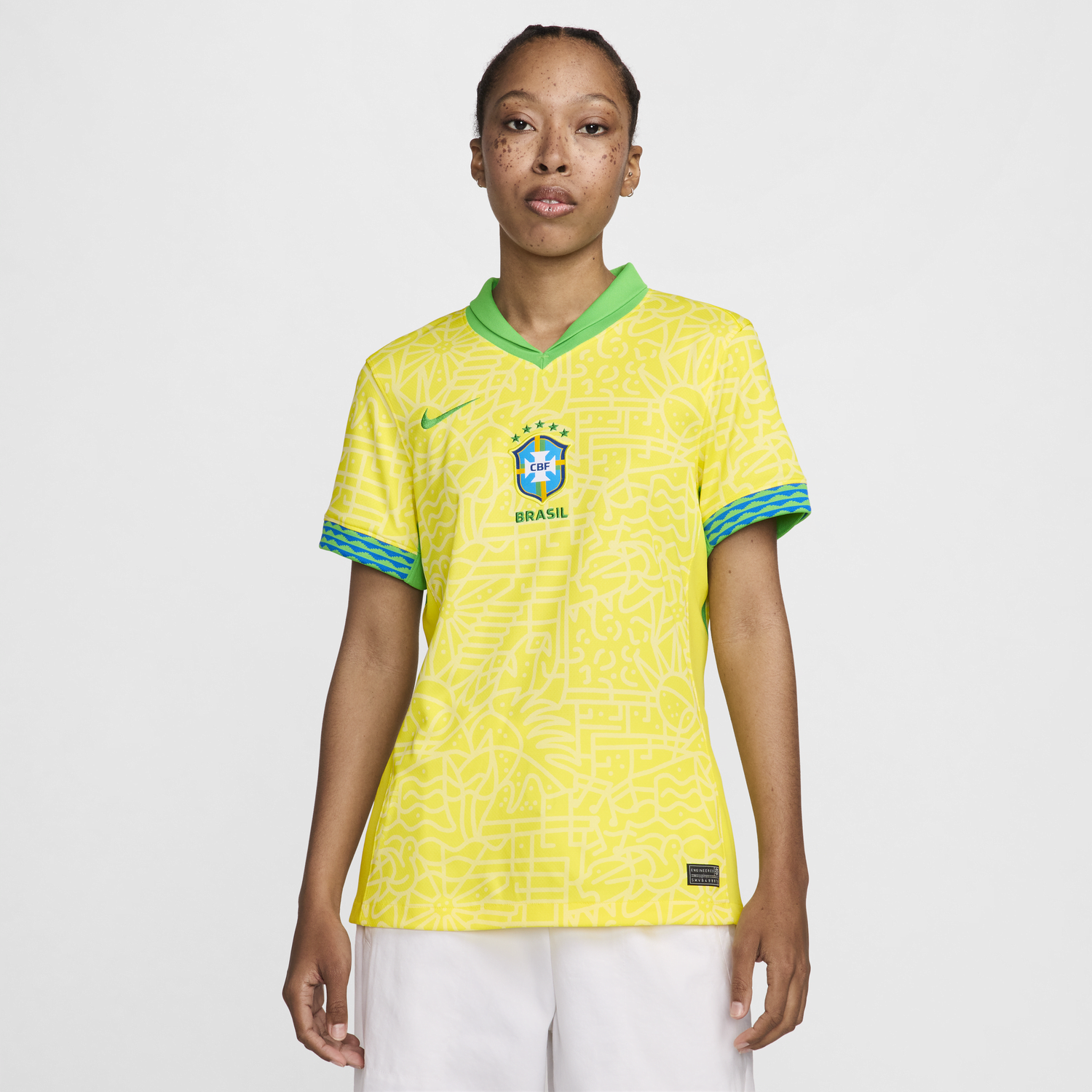 Фланелка Nike Dri-FIT Replica Brazil 2024/25 Stadium Жълто | FJ4334-706, 0