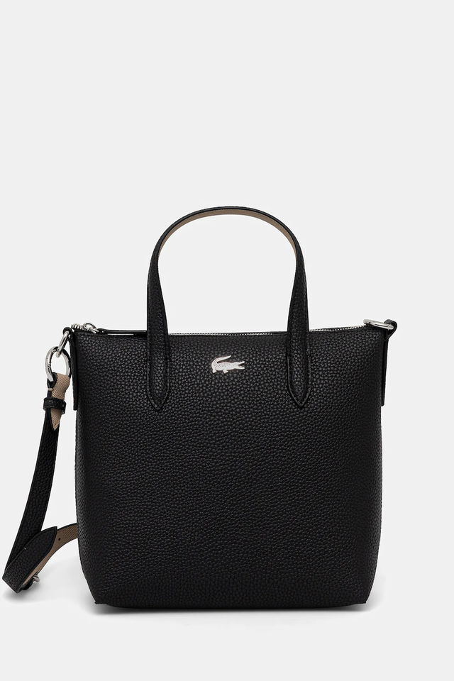 Pebbled Mini Tote Bag with Shoulder Strap