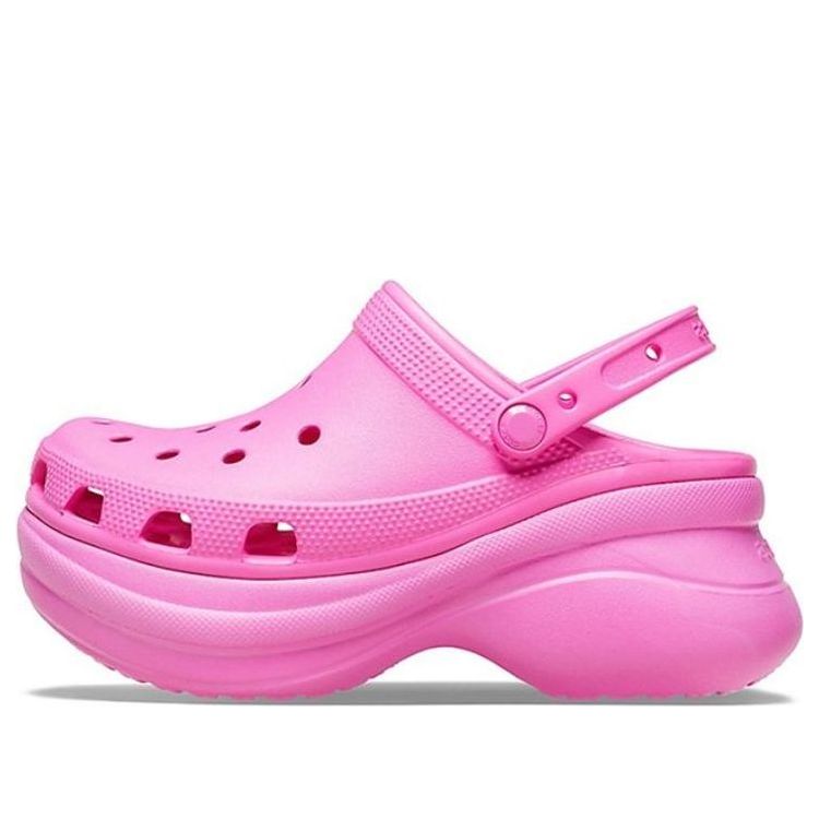 Кецове и обувки Crocs Crocs Classic Clog Platform Sandals Розово | 206302-6QQ