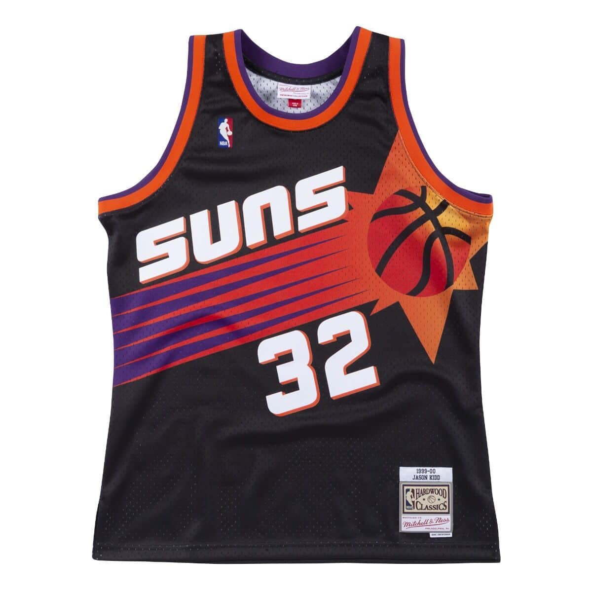 Фланелка Mitchell & Ness Mitchell & Ness NBA Phoenix Suns Jason Kidd Swingman Jersey Черно | SMJYAC18020-PSUBLCK99JKI, 0