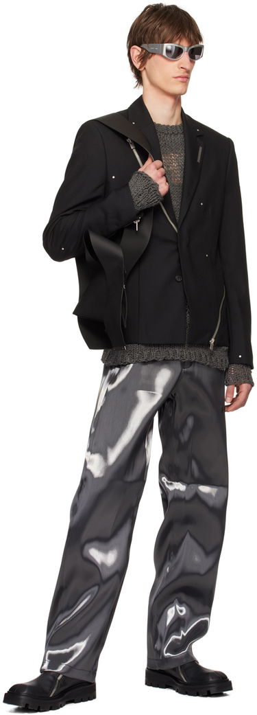 Яке бомбър HELIOT EMIL Men's Lucent Blazer Черно | HE_M_04_027_BLK01, 3