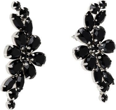 Обеци Simone Rocha Simone Rocha Floral Crystal Half Moon Earrings Розово | ERG503 0903, 4