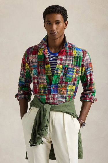 Риза Polo by Ralph Lauren Multicolor Patchwork Shirt Многоцветен | 710958256, 0