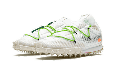 Кецове и обувки Nike Off-White x Waffle Racer "White" Бяло | CD8180-100, 3