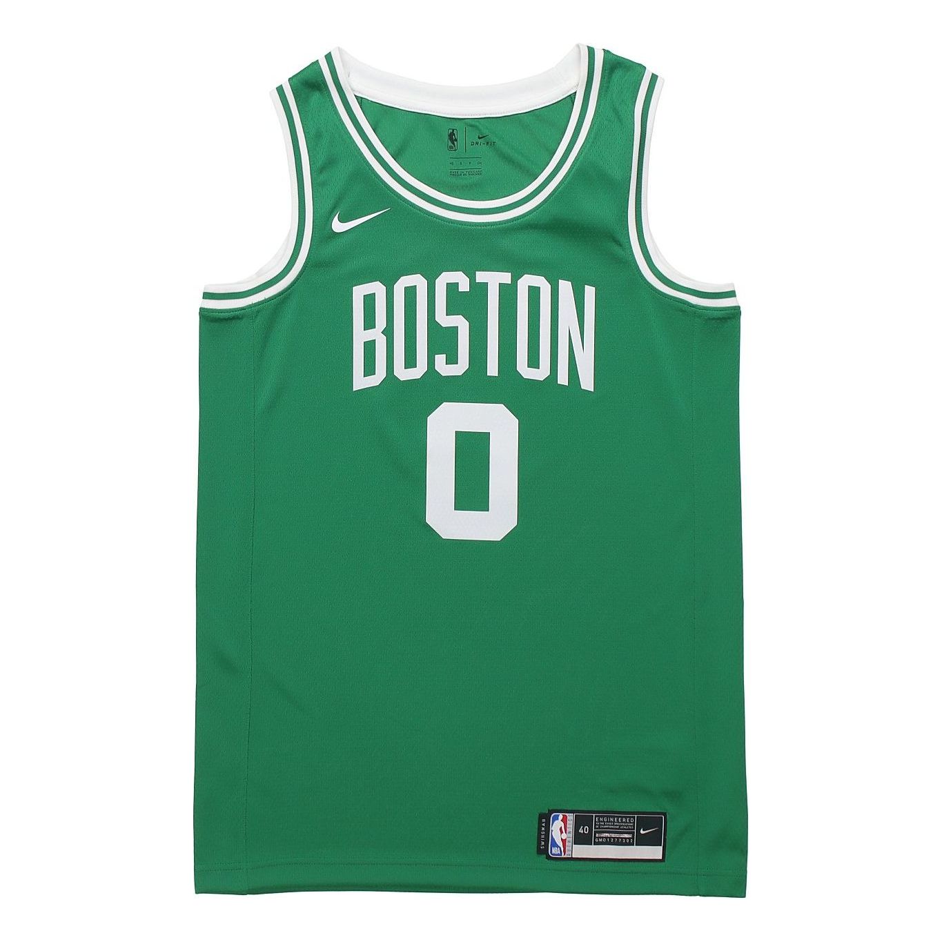 Фланелка Nike NBA Boston Celtics Tatum #0 Swingman Jersey Зелено | CW3659-314, 0
