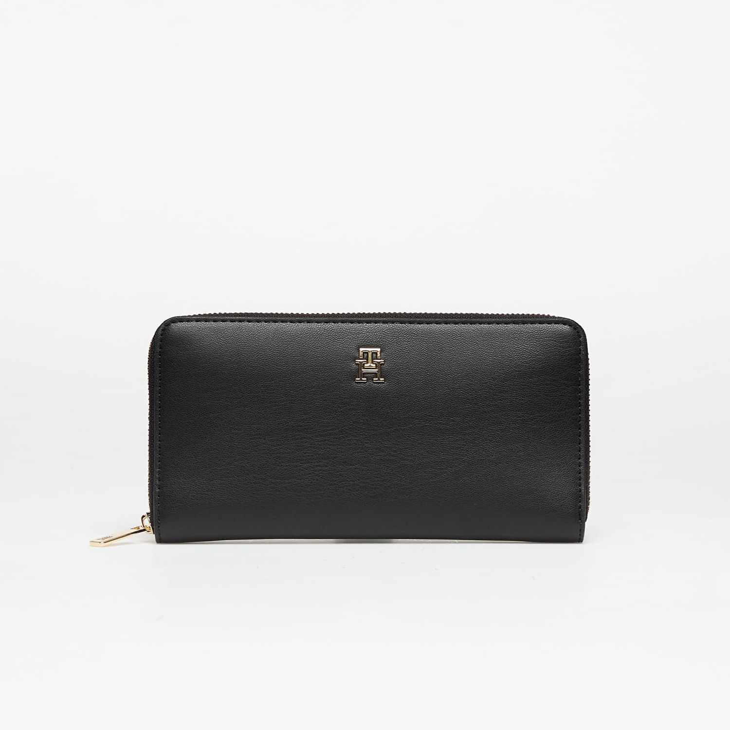 Портфейл Tommy Hilfiger Wallet TH Monogram Zip-Around Wallet Black Universal Черно | AW0AW17744 BDS, 0
