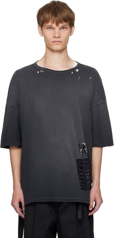 Тениска Ann Demeulemeester Ann Demeulemeester Dieter High-Comfort T-Shirt Черно | B0013222-FA637-098, 0