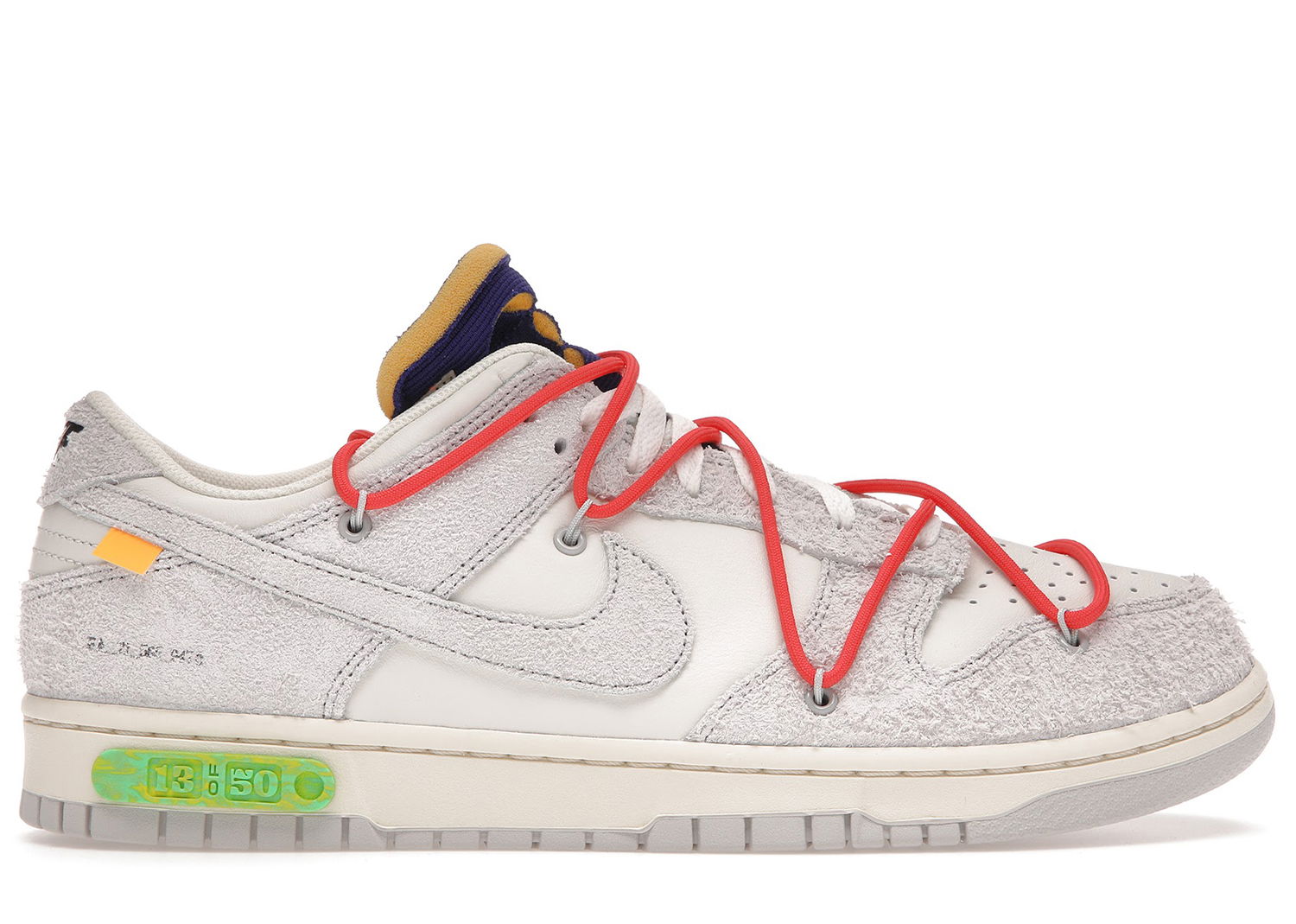 Кецове и обувки Nike Dunk Low Off-White Lot 13 Сиво | DJ0950-110, 0