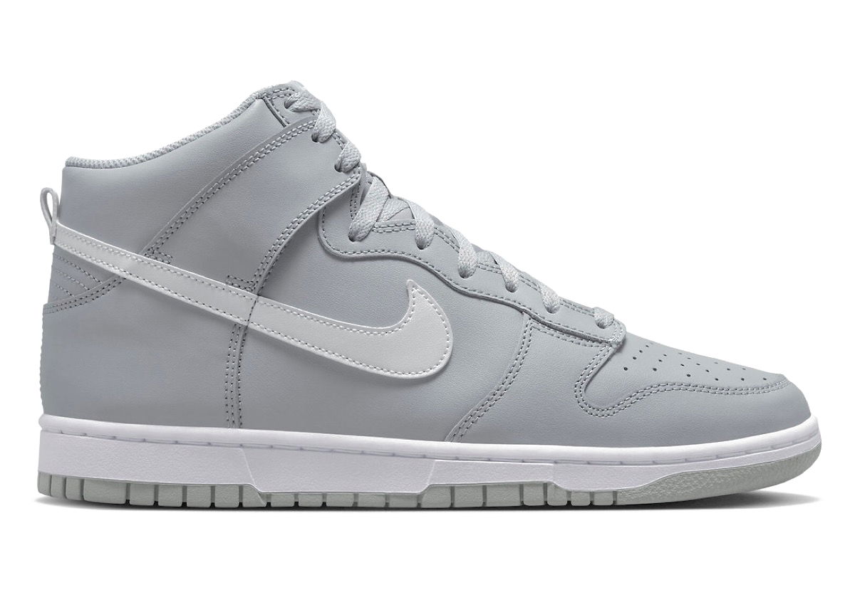 Кецове и обувки Nike Dunk High Wolf Grey Сиво | DV0828-001, 0