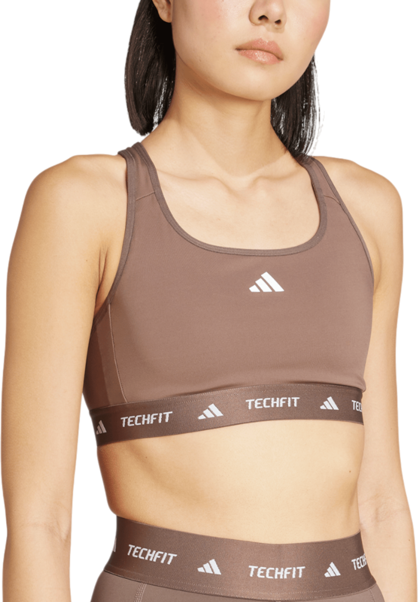 Сутиен adidas Originals TechFit Medium Support Bra Кафяво | jv9755, 0