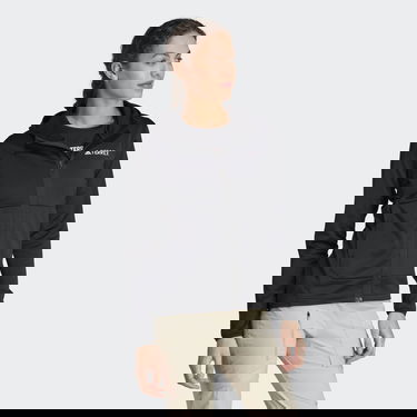 Яке adidas Performance Terrex Xperior Light Fleece Hooded Jacket Черно | IB1823, 3