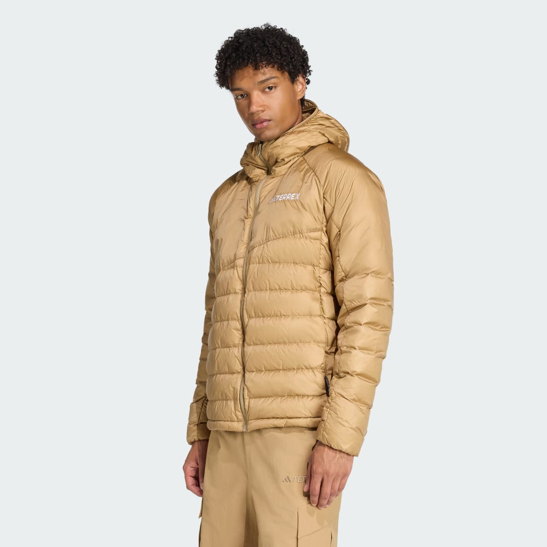 Пухо яке adidas Performance Terrex Xperior Climawarm Hooded Down Jacket Бежово | JL5561, 0
