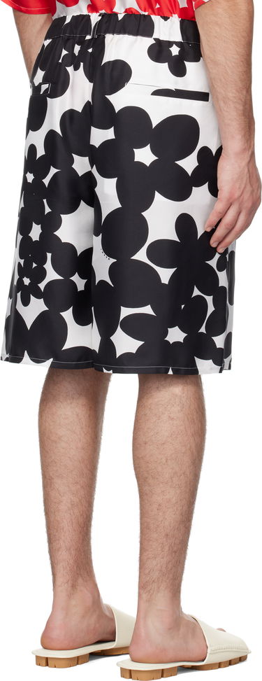 Къси панталони Marni Marni Dillies Print Silk Bermuda Shorts Бяло | PUMU0291A1 UTSG26, 2