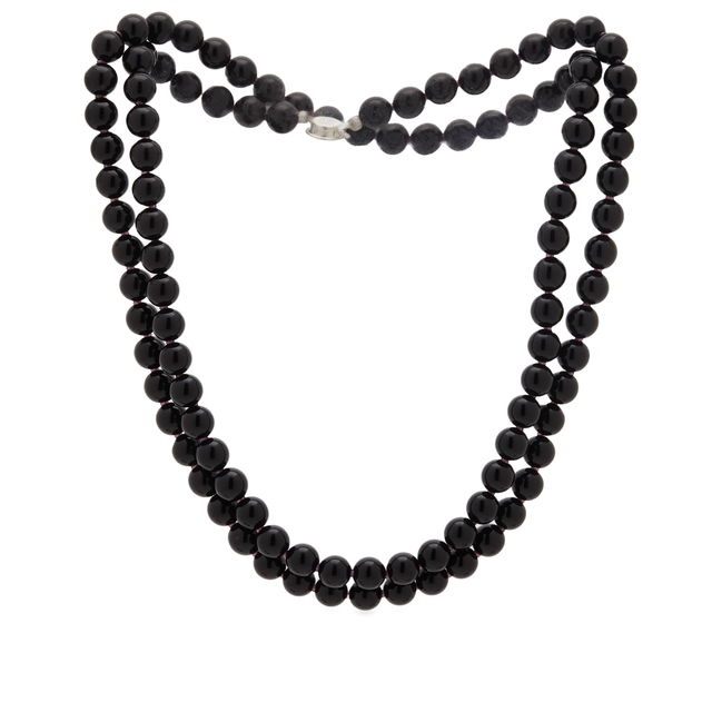 Onyx Beaded Necklace