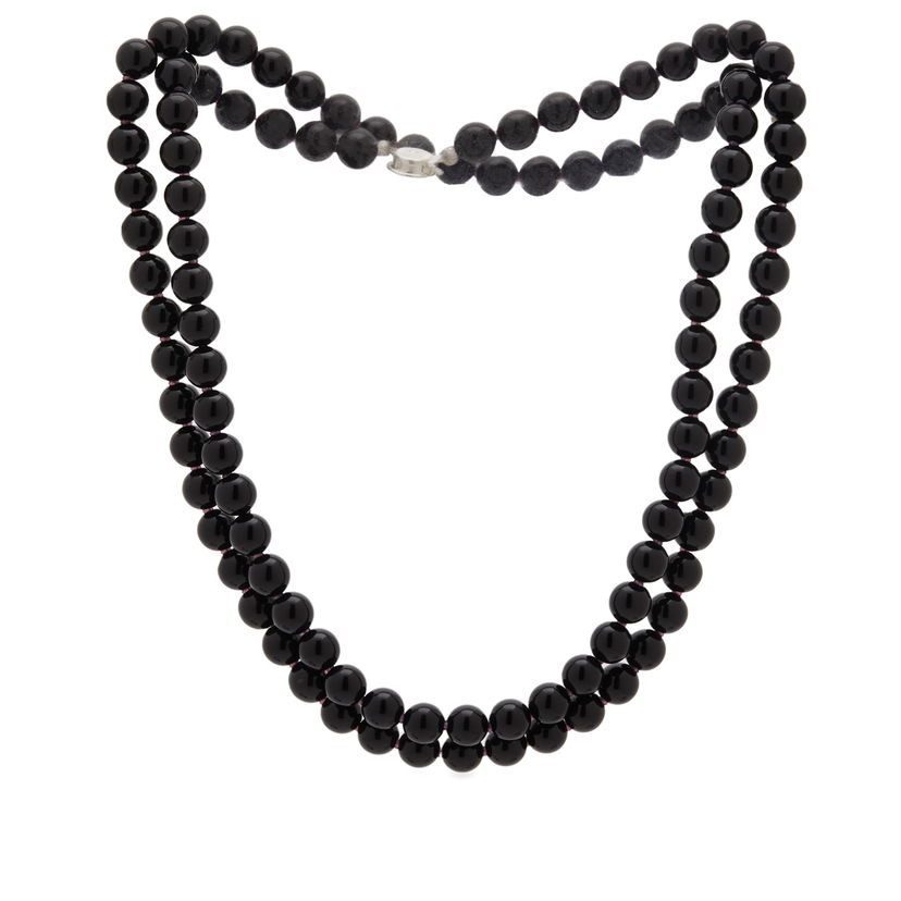 Колие Needles Onyx Beaded Necklace Черно | OT020-B