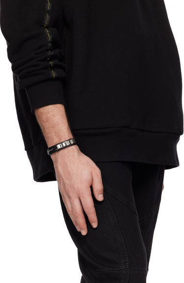 Гривна UNDERCOVER UNDERCOVER Studded Leather Bracelet Черно | UP1E4A06, 2
