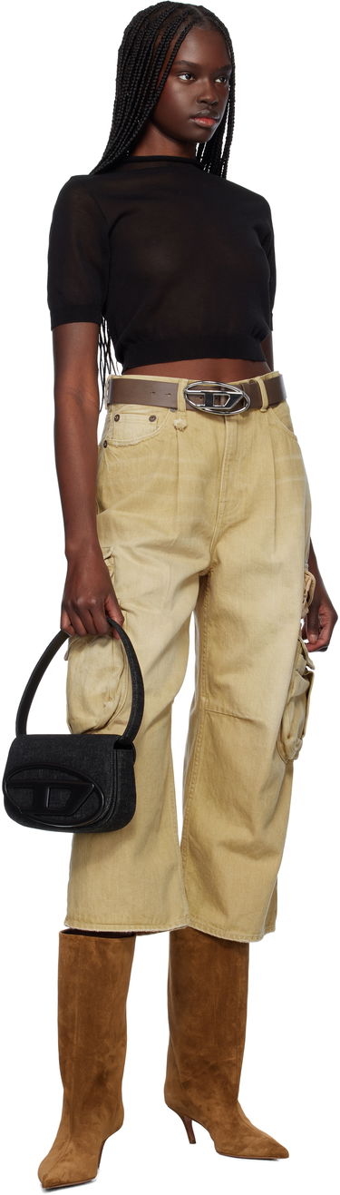 Дамска чанта Diesel 1dr Denim Shoulder Bag Черно | X08396 P6901, 3