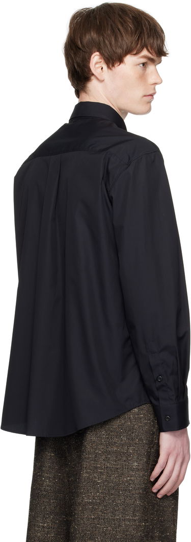 Риза Simone Rocha Simone Rocha Beaded Flower Cluster Classic Shirt Черно | 5384B 1025, 2