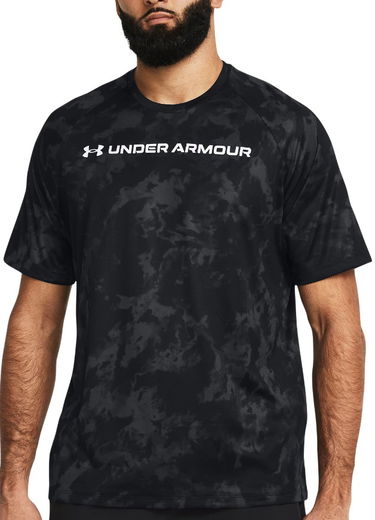Тениска Under Armour UA TECH ABC CAMO SS-BLK Черно | 1361698-001, 0