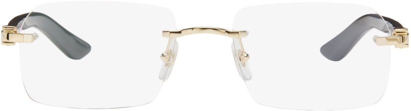 Слънчеви очила Cartier Rectangular Glasses Черно | CT0453O-001