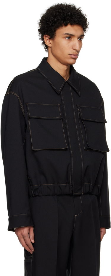 Яке Jil Sander Jil Sander Flap Pocket Jacket Черно | J22SW0036_J70001, 1