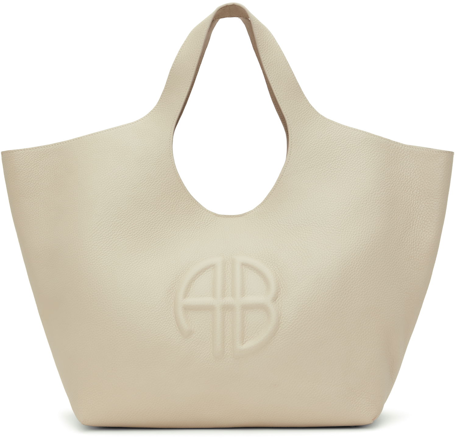 Дамска чанта Anine Bing Lili Embossed Leather Tote Bag Бежово | A-13-10244-SDA26, 0