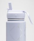 Бутилки за пиене lululemon Back to Life 710 ml Water Bottle with Straw Print Лилаво | prod20001831, 5