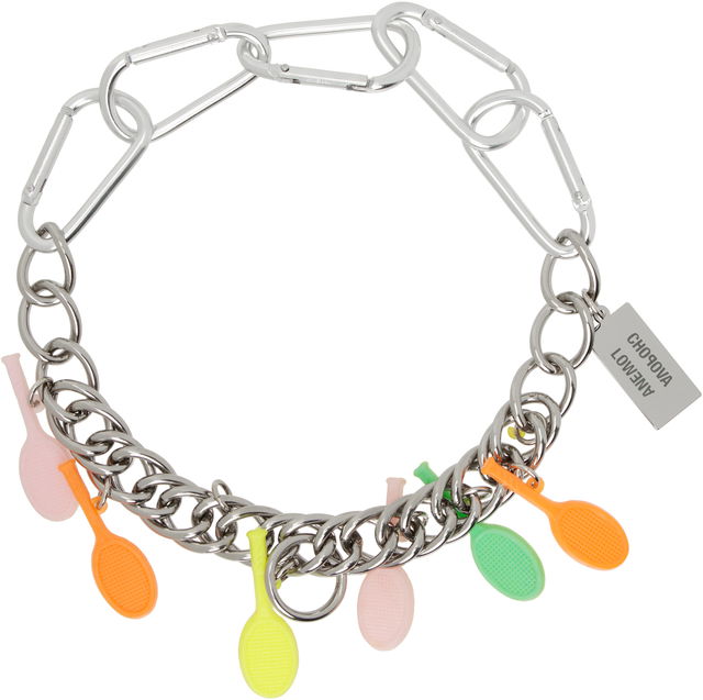 Exclusive Silver Charm Necklace