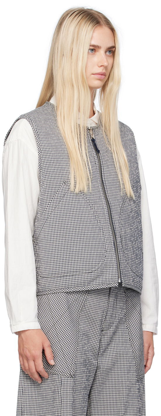 Жилетка YMC YMC Jackie Reversible Gilet Vest Синьо | Q5WMB, 1